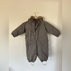 Waterproof ReimaTec Snowsuit - Gotland- Grey 12-18 Months